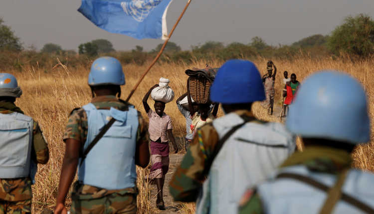 UN-Blauhelme im Südsudan.