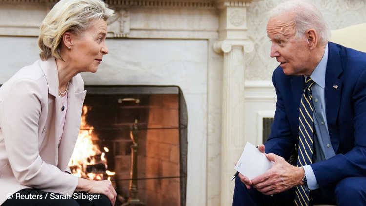 US President Biden meets with President of the European Commission Ursula von der Leyen in Washington